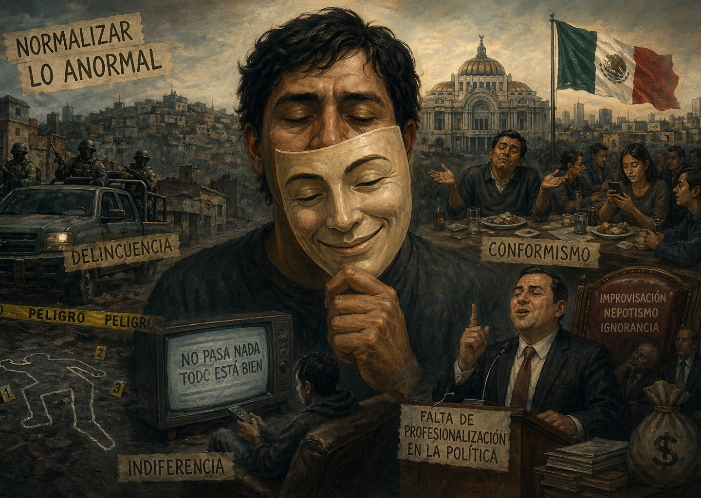 El instinto de supervivencia del mexicano: la normalización de lo anormal